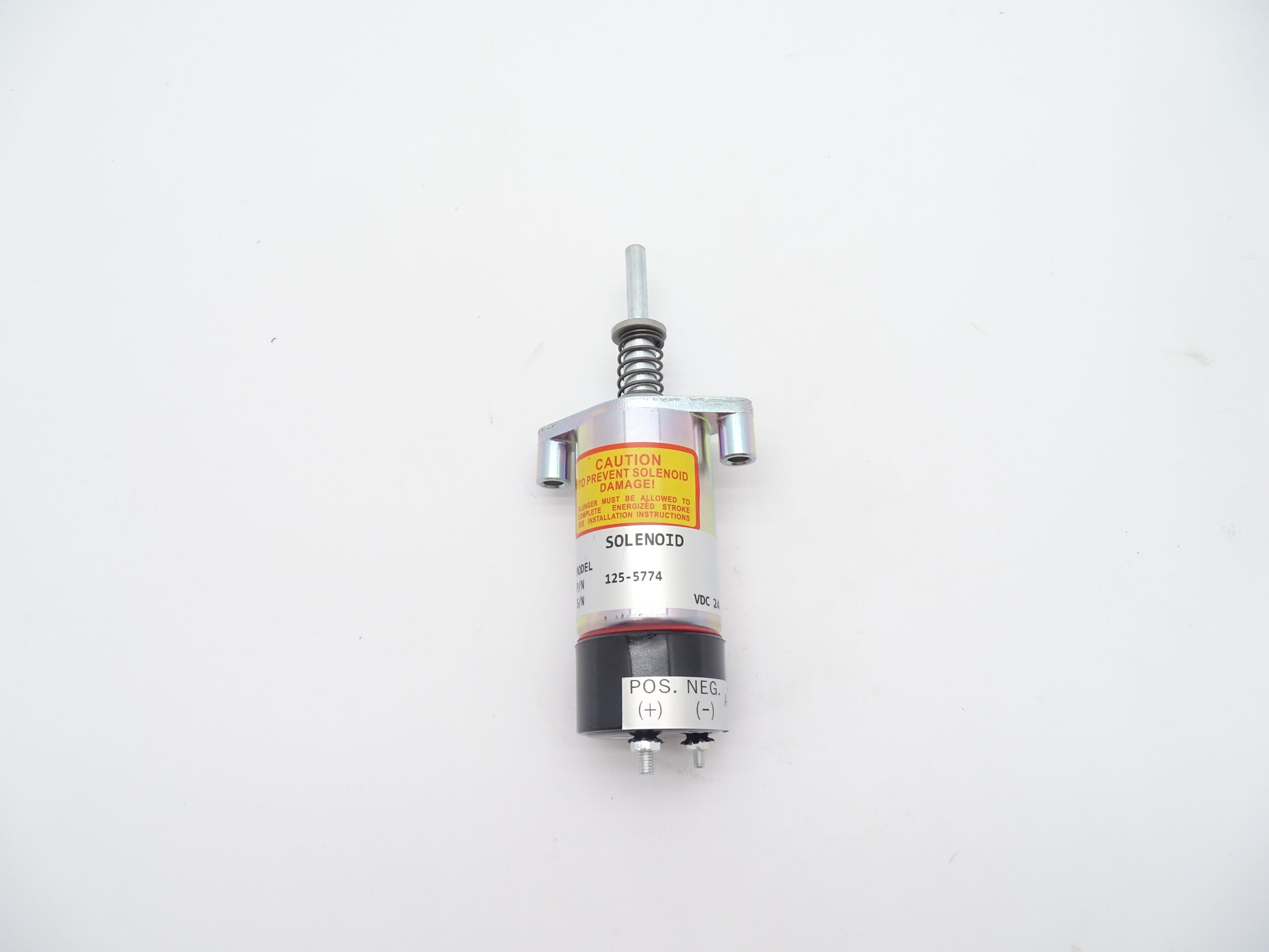 125-5774 1255774 24V Fuel Shut-off Solenoid Valve, suitable for Caterpillar 330B, 330C, 3304B