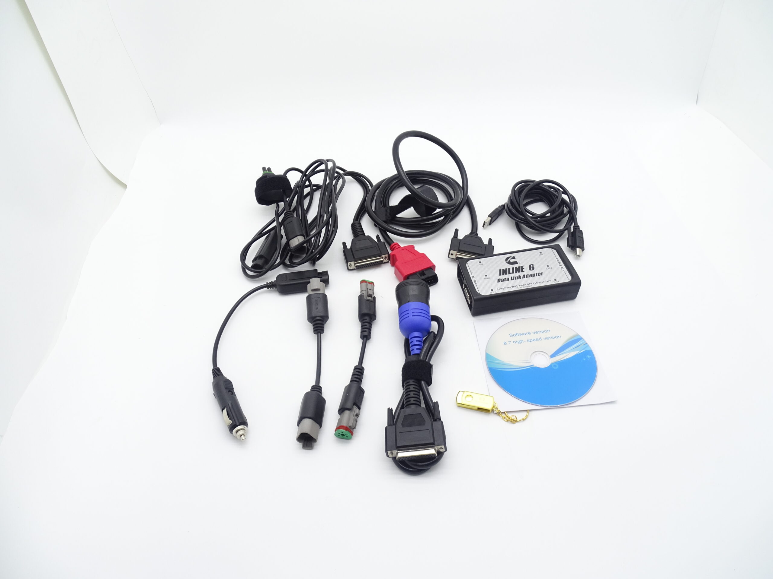 KOVAX挖掘机维护故障诊断工具康明斯发动机检测器通信适配器NSITE8 (3)