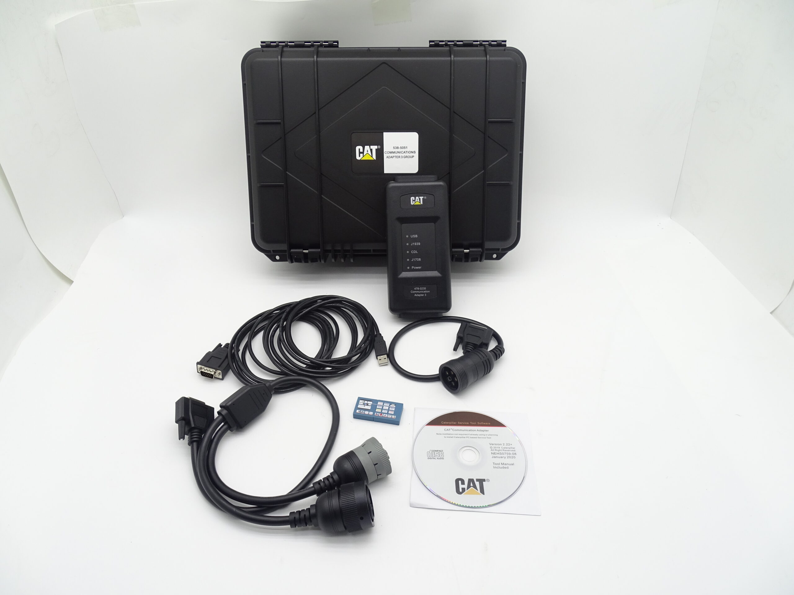 KOVAX挖掘机诊断工具538-5051 478-0235通讯适配器ET4 E320D E330D E336D 275-5120 (5)