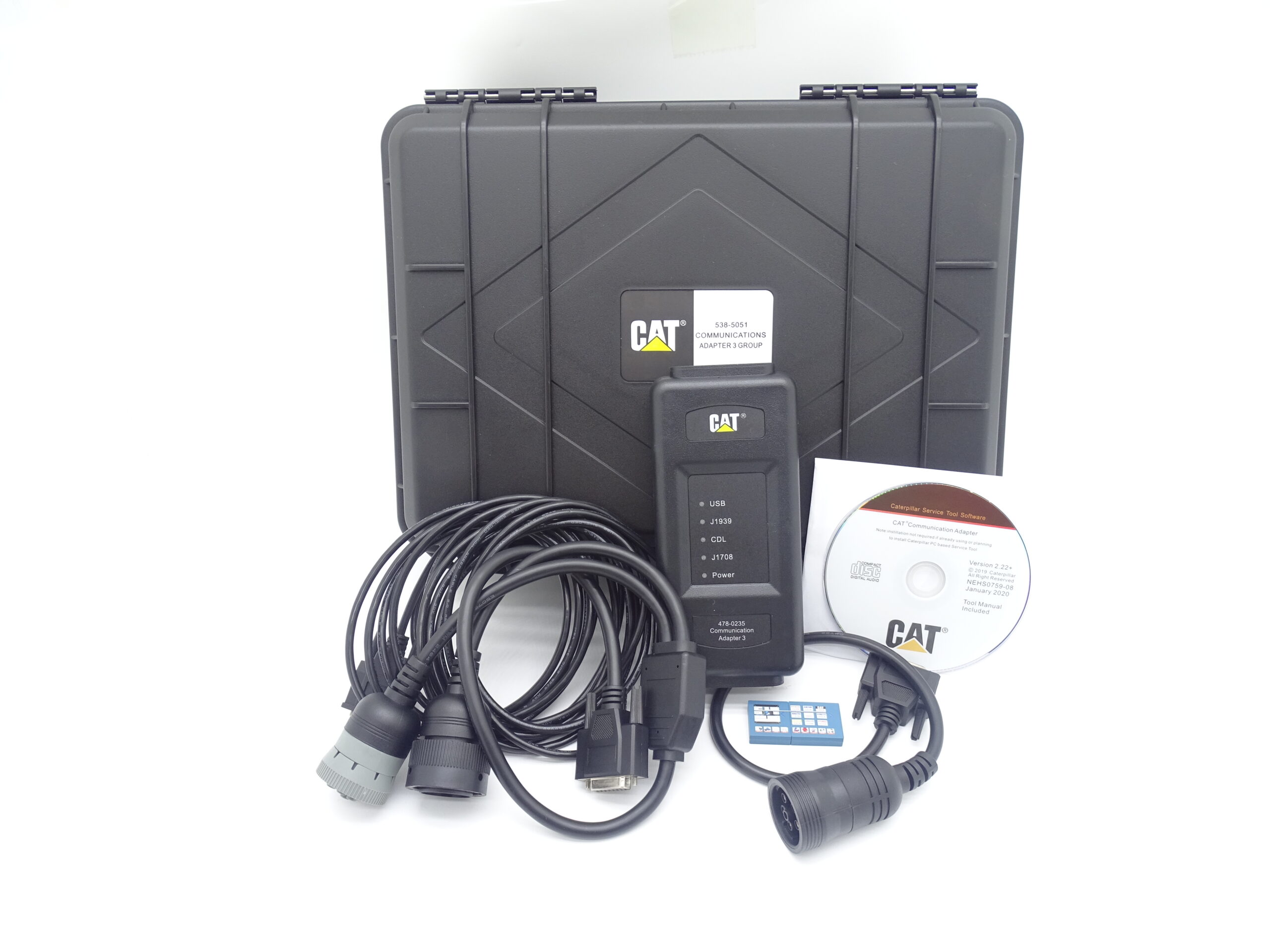 KOVAX挖掘机诊断工具538-5051 478-0235通讯适配器ET4 E320D E330D E336D 275-5120 (7)