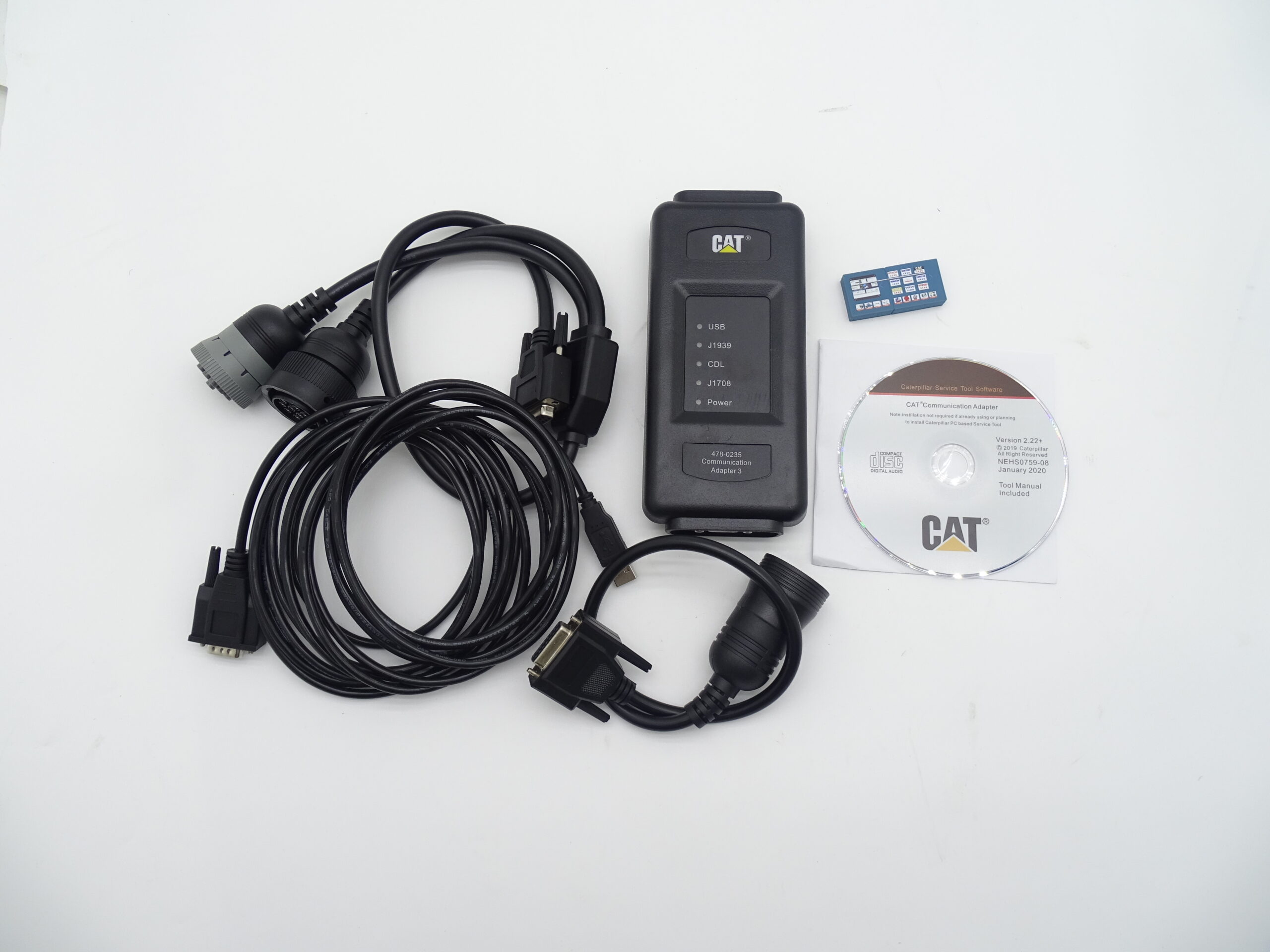 KOVAX挖掘机诊断工具538-5051 478-0235通讯适配器ET4 E320D E330D E336D 275-5120 (8)