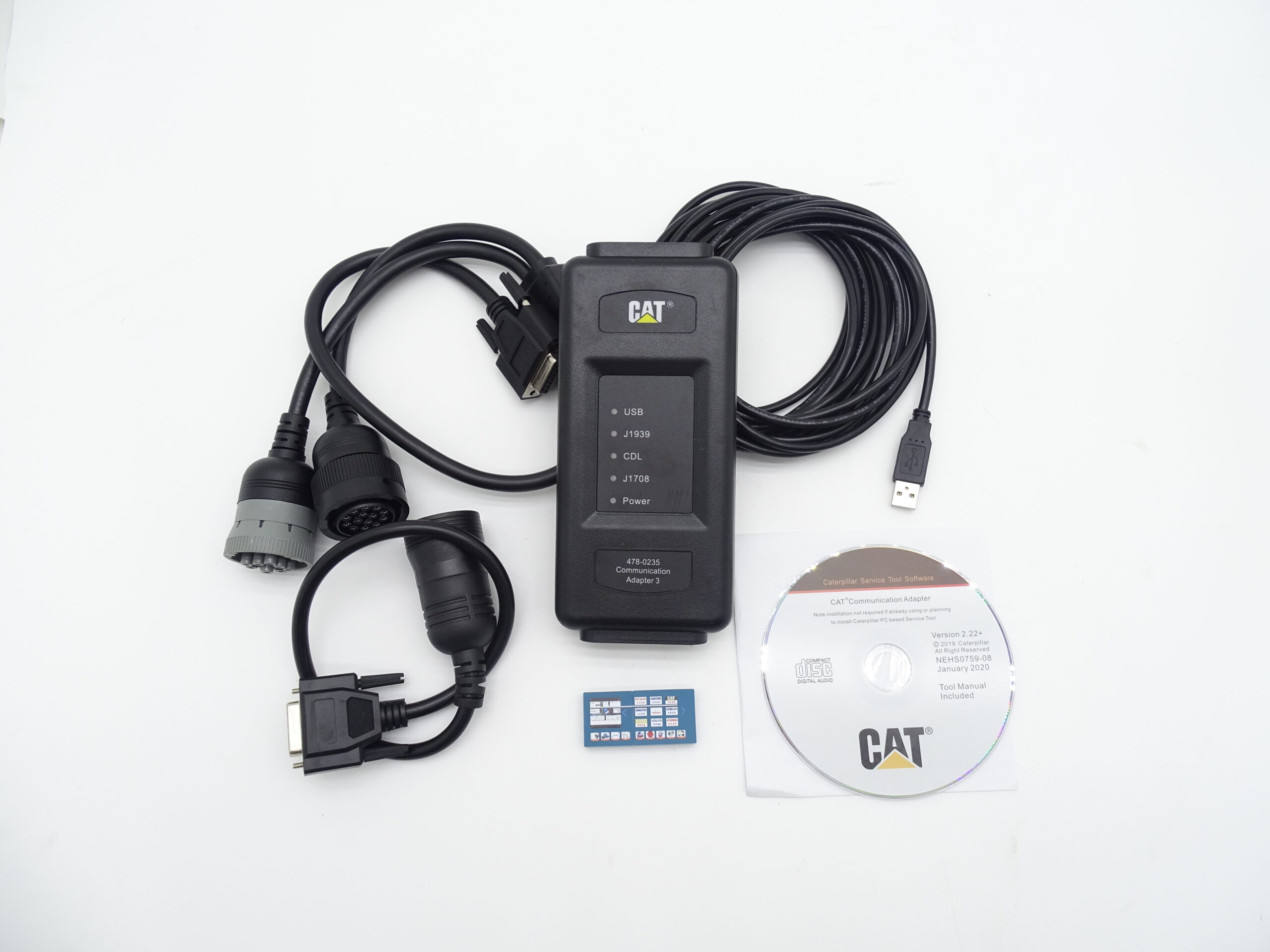 KOVAX挖掘机诊断工具538-5051 478-0235通讯适配器ET4 E320D E330D E336D 275-5120 (9)